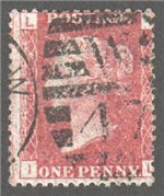 Great Britain Scott 33 Used Plate 168 - IL